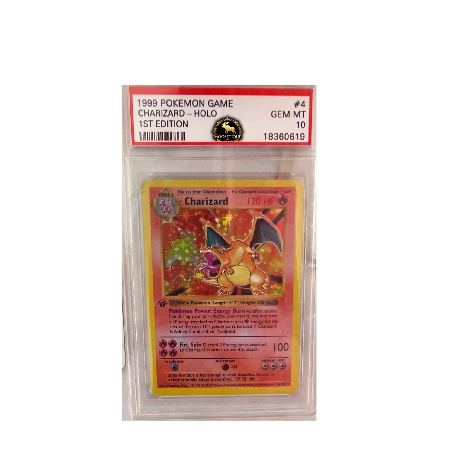 1999 Pokémon Base Set Charizard (Holo)